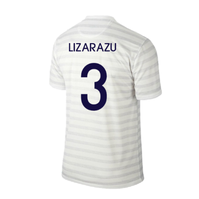 France 2014-15 Away Shirt ((Excellent) M) (Lizarazu 3)-Football Jersey Hub