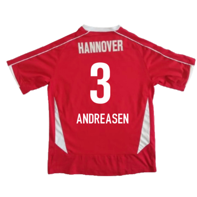 Hannover 2008-09 Home Shirt ((Excellent) M) (Andreasen 3)-Football Jersey Hub