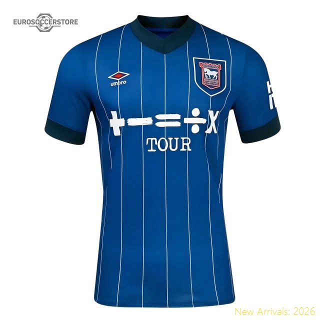 2024-2025 Ipswich Town Home Shirt-Football Jersey Hub