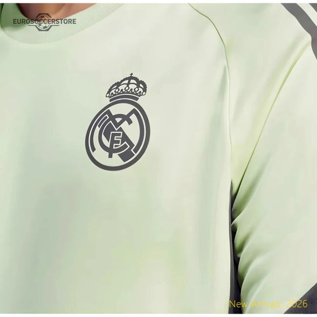 2025-2026 Real Madrid Training Jersey (Almost Lime) (Arda Guler 15)-Football Jersey Hub