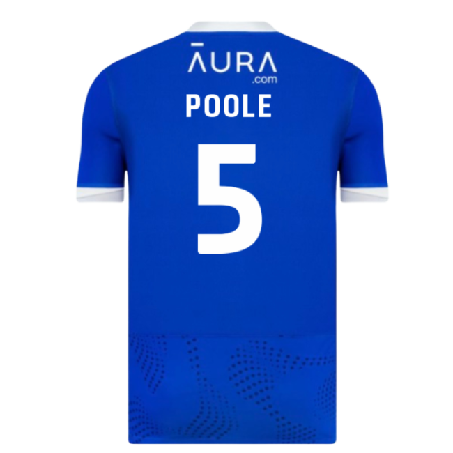 2025-2026 Portsmouth Home Shirt (Poole 5)-Football Jersey Hub