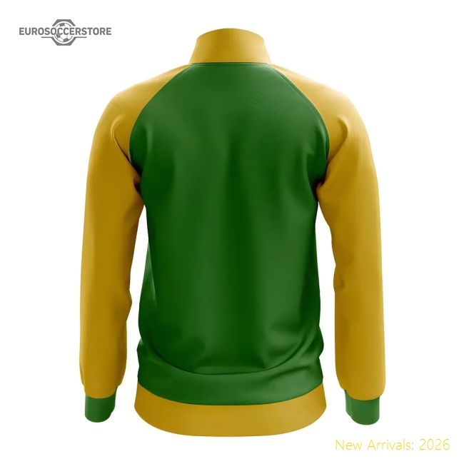 Brazil Concept Football Track Jacket (Green)-Football Jersey Hub