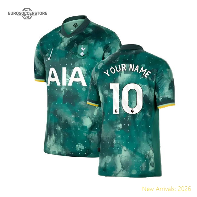 2024-2025 Tottenham Hotspur Third Shirt (Your Name)-Football Jersey Hub