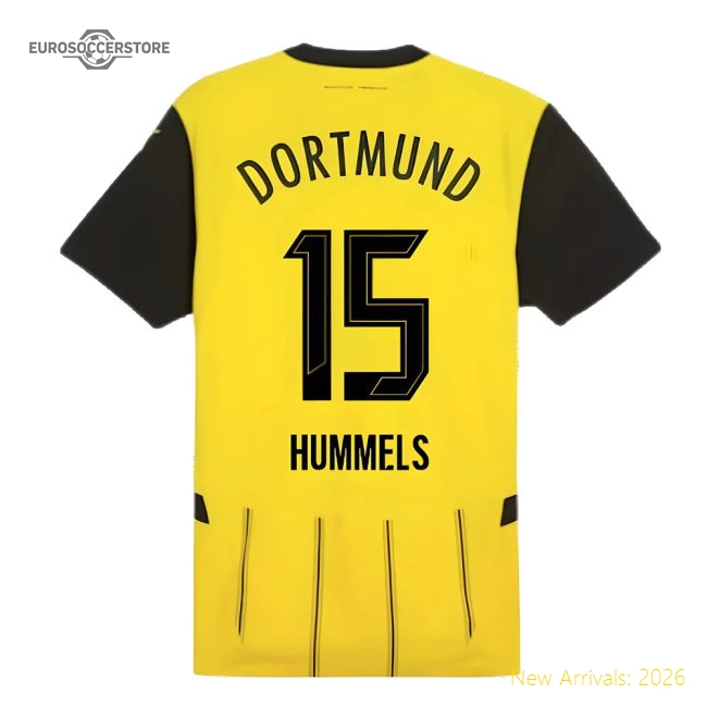 2024-2025 Borussia Dortmund Authentic Home Shirt (Hummels 15)-Football Jersey Hub