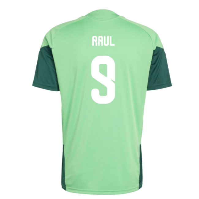2026-2027 Mexico Training Jersey (Semi Flash Green) (Raul 9)-Football Jersey Hub