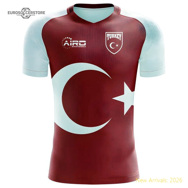 2025-2026 Turkey Home Concept Football Shirt - Womens-Football Jersey Hub