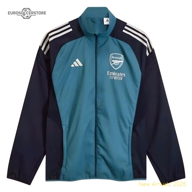 2025-2026 Arsenal Presentation Jacket (Blanch Blue)-Football Jersey Hub