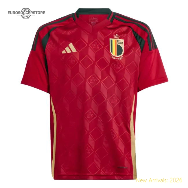 2024-2025 Belgium Home Shirt (Kids)-Football Jersey Hub