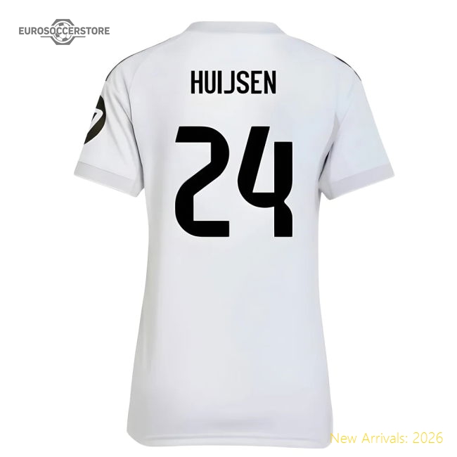2025-2026 Real Madrid Home Shirt (Womens) (Huijsen 24)-Football Jersey Hub