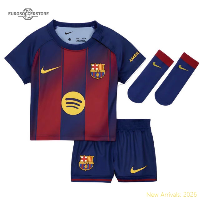 2025-2026 Barcelona Home Baby Kit-Football Jersey Hub