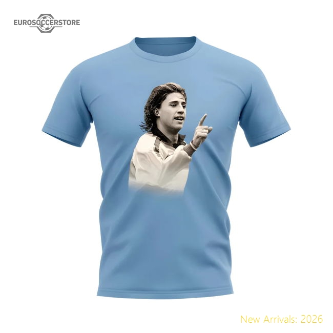 Hernan Crespo Legend T-Shirt (Sky)-Football Jersey Hub