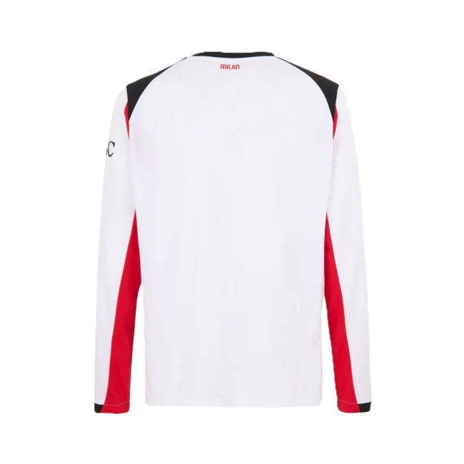 2025-2026 AC Milan Long Sleeve Away Shirt-Football Jersey Hub