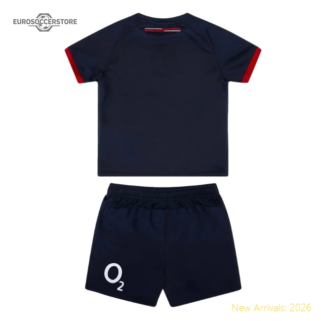 2023-2024 England Rugby Alternate Replica Infant Kit (Robinson 14)-Football Jersey Hub