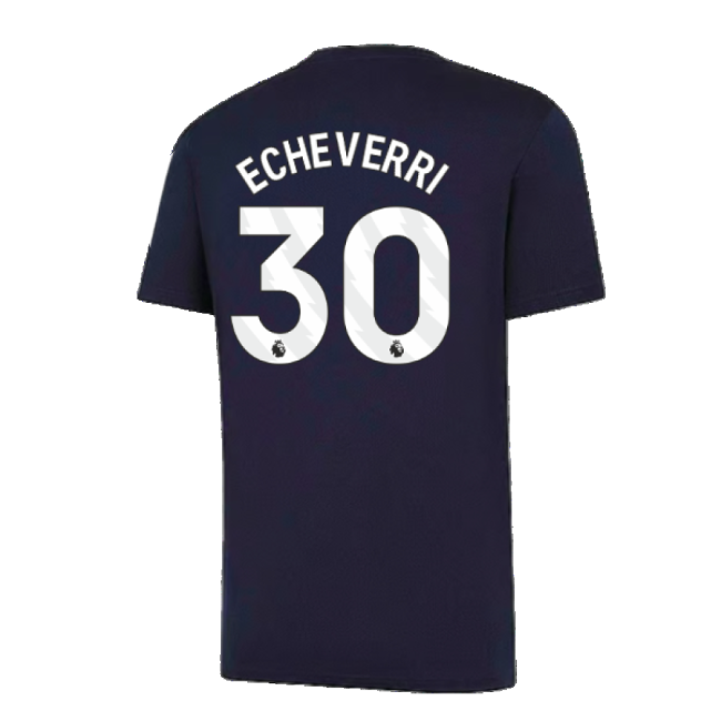 2024-2025 Man City Training Shirt (Inky Blue) - Kids (Echeverri 30)-Football Jersey Hub