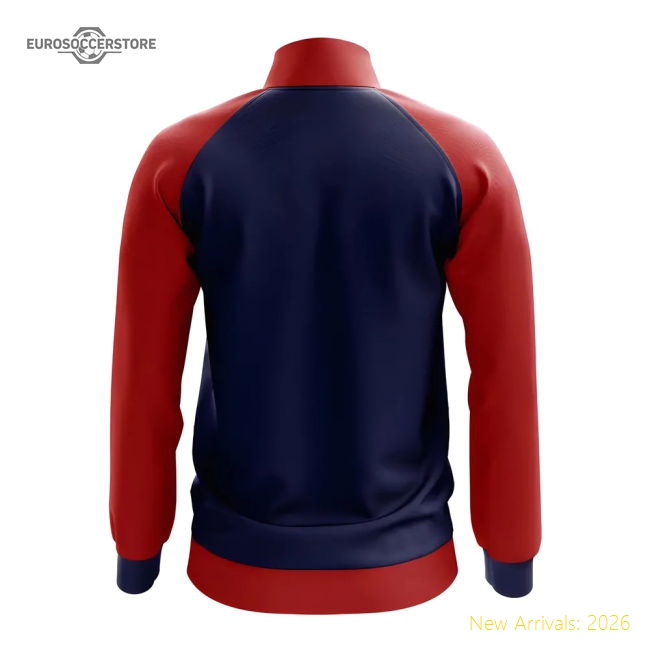 United States Concept Football Track Jacket (Navy)-Football Jersey Hub