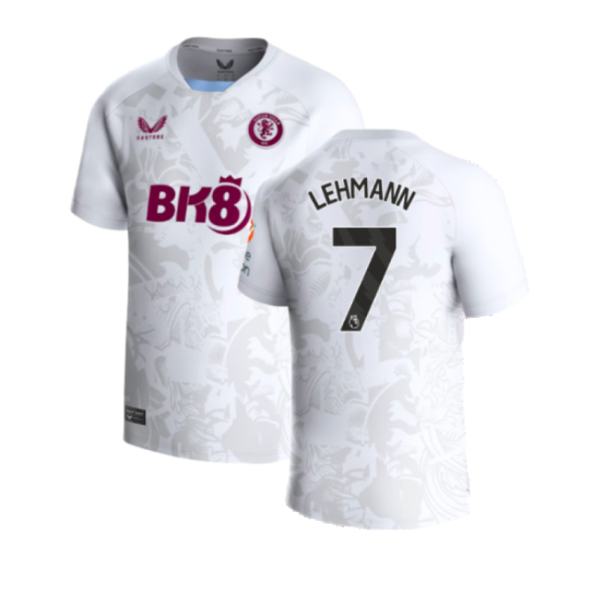 2023-2024 Aston Villa Away Shirt (Lehmann 7)-Football Jersey Hub