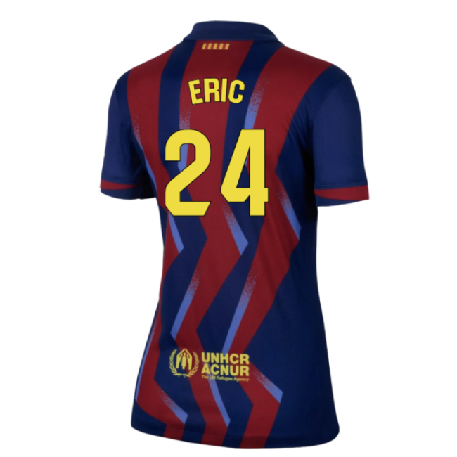 2025-2026 Barcelona Fourth Shirt - Womens (Eric 24)-Football Jersey Hub