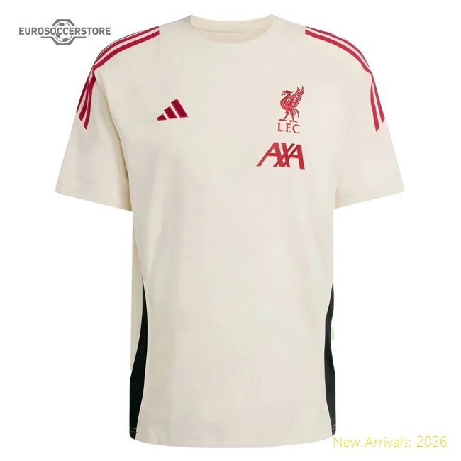 2025-2026 Liverpool Training Tee (White)-Football Jersey Hub