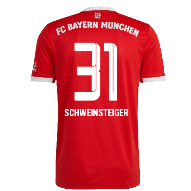 2022-2023 Bayern Munich Home Shirt (SCHWEINSTEIGER 31)-Football Jersey Hub