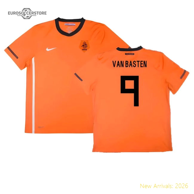 Holland 2010-11 Home Shirt (3xl) ((Very Good) 3XL) (Van Basten 9)-Football Jersey Hub