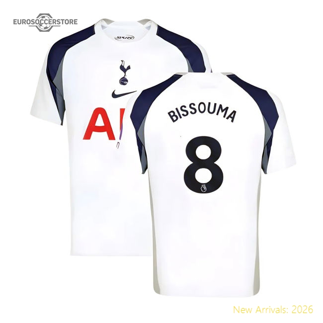 2025-2026 Tottenham Hotspur Home Shirt (Bissouma 8)-Football Jersey Hub