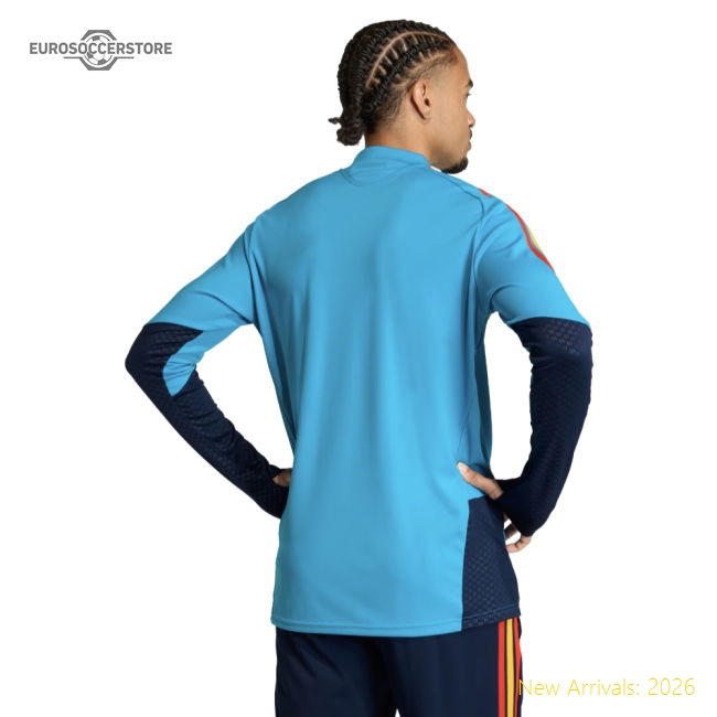 2026-2027 Spain Training Top (Bold Aqua)-Football Jersey Hub