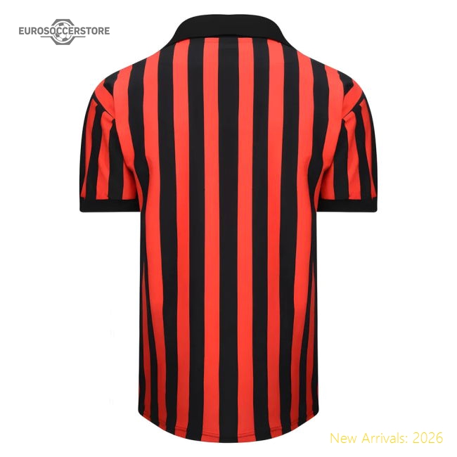 Score Draw AC Milan 1963 Retro Football Shirt-Football Jersey Hub