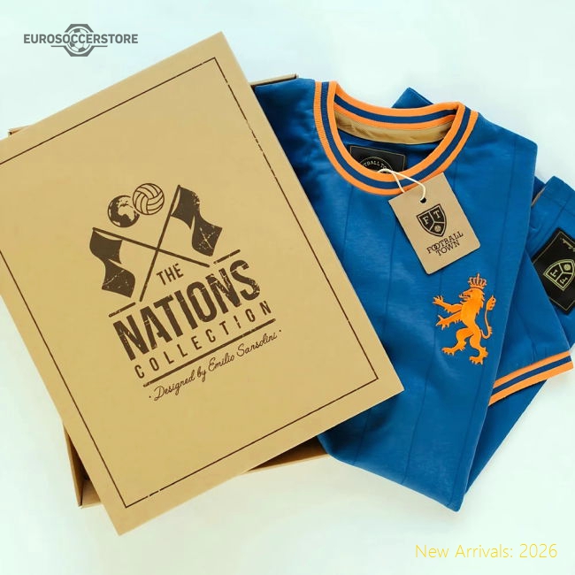 Vintage Holland De Leeuw Away SSoccer Jersey-Football Jersey Hub