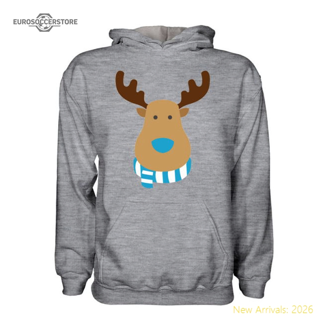 Man City Rudolph Supporters Hoody (grey) - Kids-Football Jersey Hub