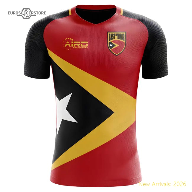 2025-2026 East Timor Home Concept Football Shirt - Womens-Football Jersey Hub