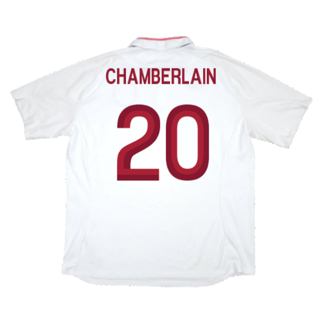 England 2012-13 Home Shirt (Good) (Chamberlain 20)-Football Jersey Hub