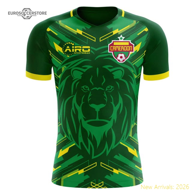 2025-2026 Cameroon Home Concept Football Shirt (Aboubakar 10)-Football Jersey Hub