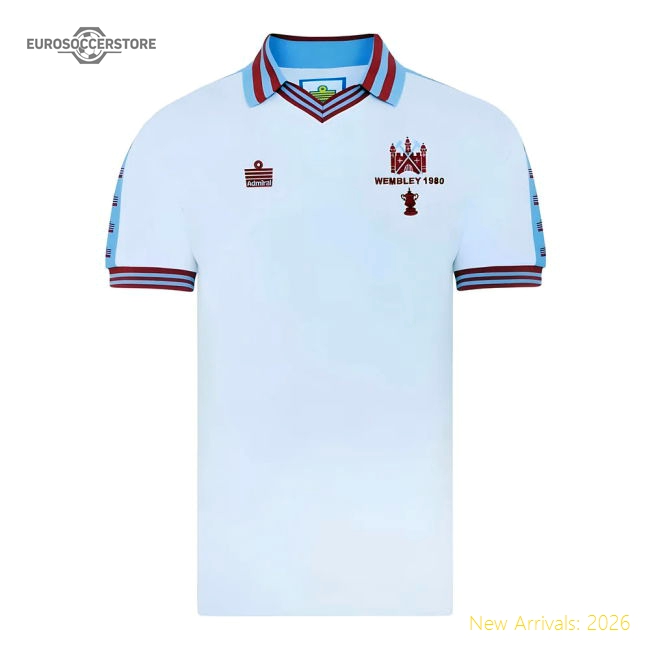 West Ham United 1980 FA Cup Final Admiral Shirt-Football Jersey Hub
