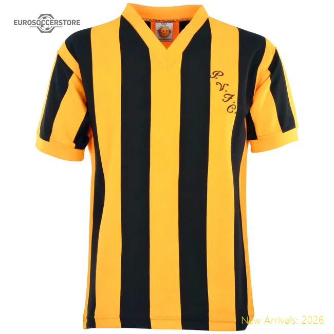 Port Vale 1960-1961 Retro Football Shirt-Football Jersey Hub