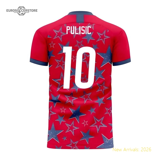 USA 2025-2026 Third Concept Football Kit (Libero) (PULISIC 10)-Football Jersey Hub
