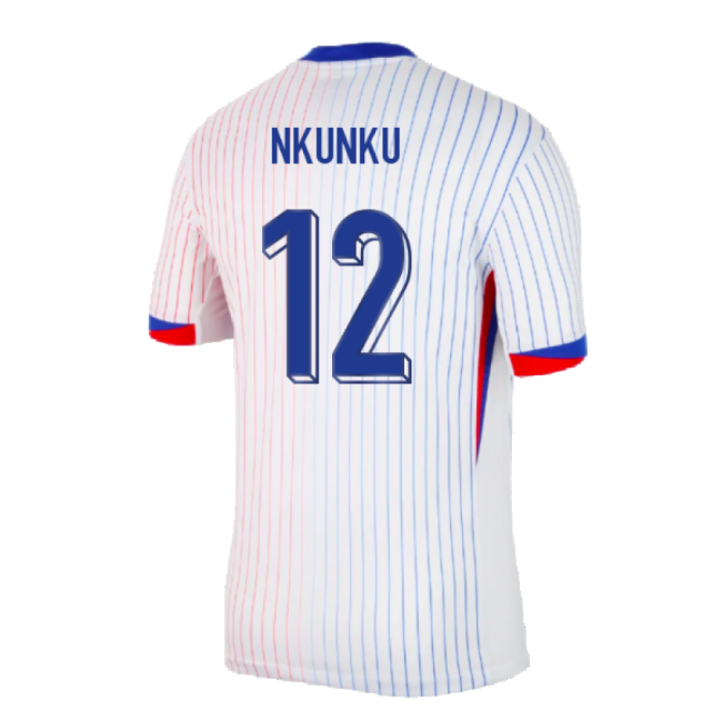 2024-2025 France Away Shirt (Nkunku 12)-Football Jersey Hub