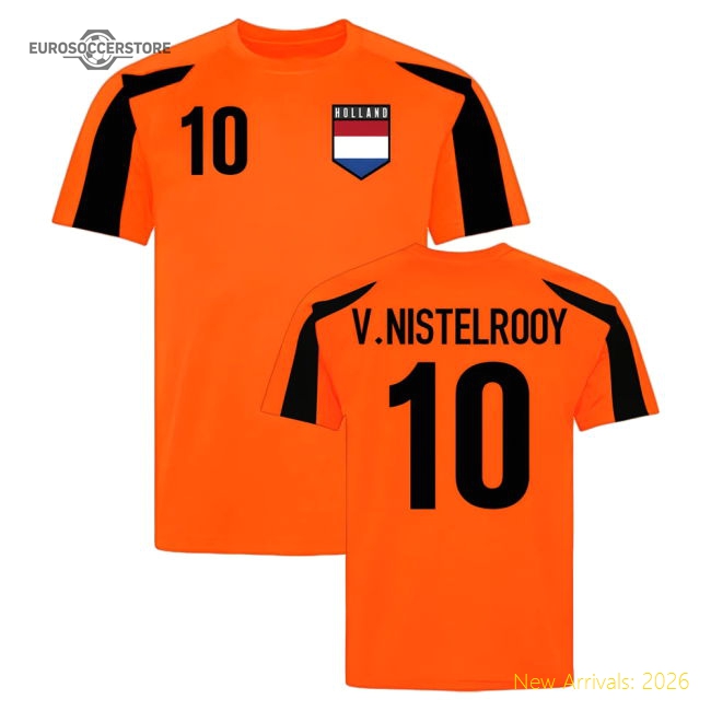 Holland Sports Training Jersey (V. Nistelrooy 10)-Football Jersey Hub