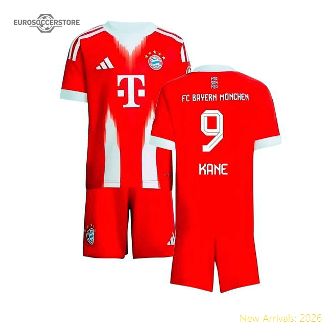 2025-2026 Bayern Munich Home Mini Kit (Kane 9)-Football Jersey Hub