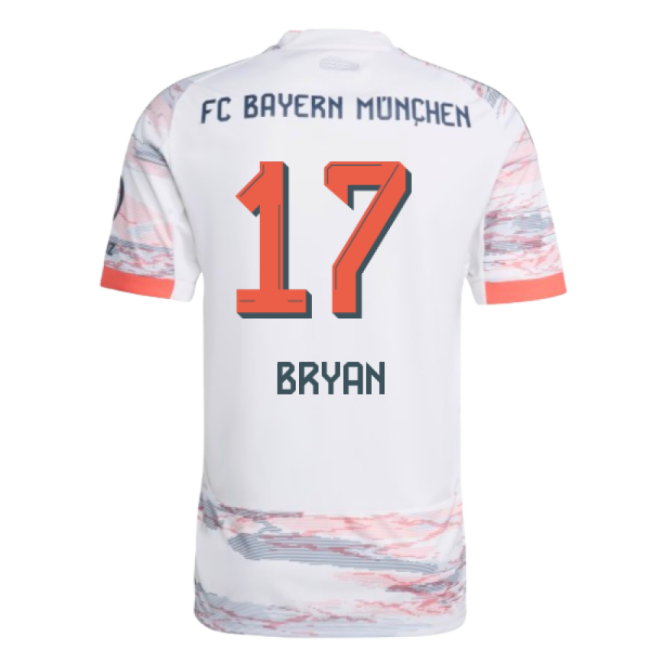 2025-2026 Bayern Munich Away Shirt (Bryan 17)-Football Jersey Hub