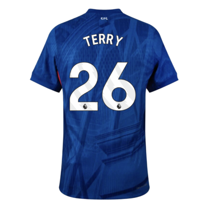 2025-2026 Chelsea Home Authentic Shirt (Terry 26)-Football Jersey Hub