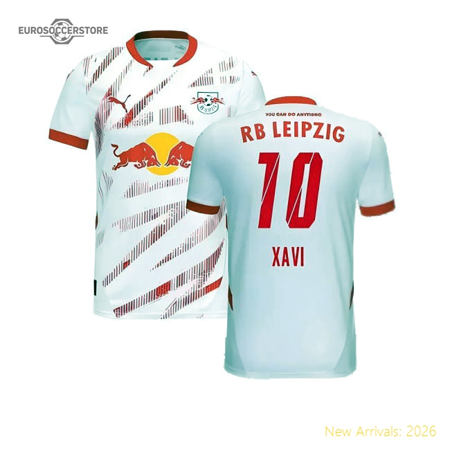2024-2025 Red Bull Leipzig Home Shirt (Xavi 10)-Football Jersey Hub