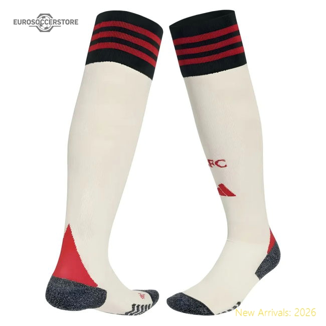 2025-2026 Liverpool Away Socks (White)-Football Jersey Hub
