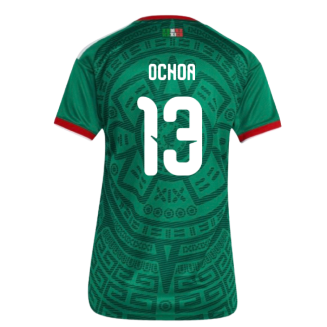 2026-2027 Mexico Home Shirt (Womens) (Ochoa 13)-Football Jersey Hub