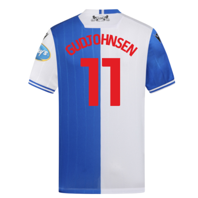 2025-2026 Blackburn Rovers Home Shirt (Gudjohnsen 11)-Football Jersey Hub