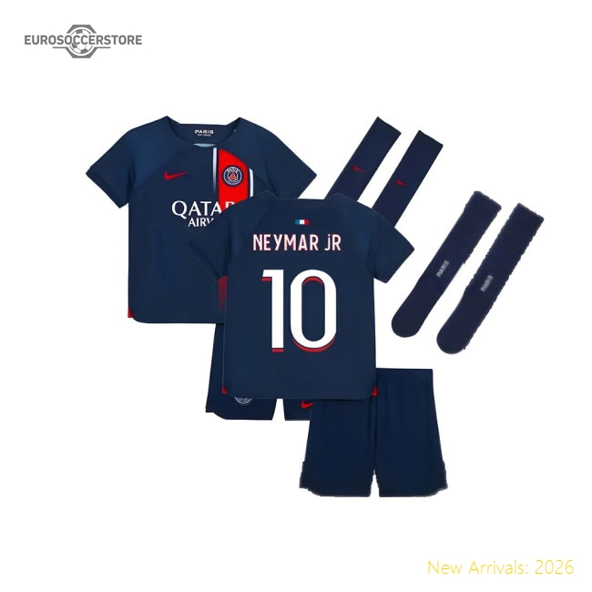 2023-2024 PSG Home Mini-Kit (Neymar JR 10)-Football Jersey Hub