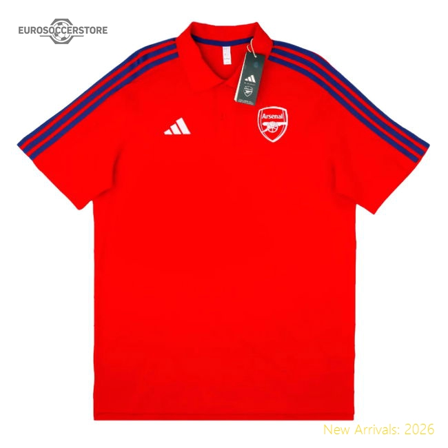 2024-2025 Arsenal DNA Polo Shirt (Red)-Football Jersey Hub