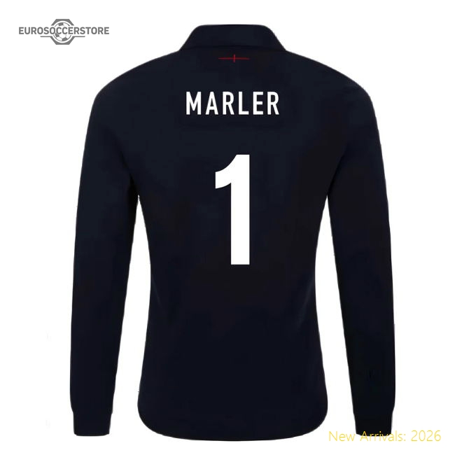 2023-2024 England Rugby Alternate LS Classic Shirt (Marler 1)-Football Jersey Hub