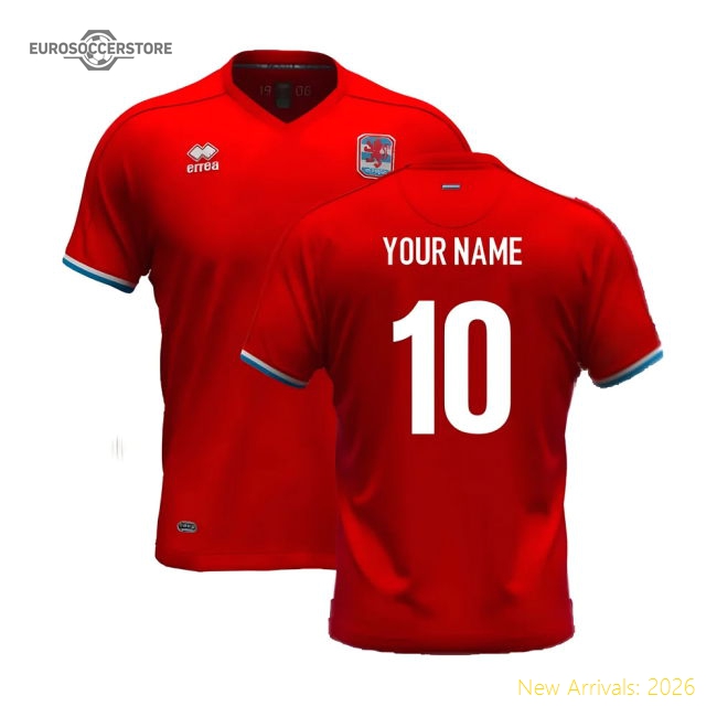 2024-2025 Luxembourg Home Shirt (Your Name)-Football Jersey Hub
