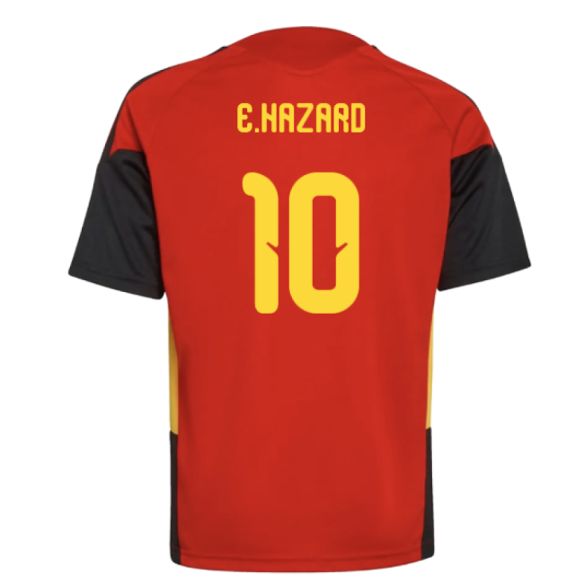 2026-2027 Belgium Training Jersey (Red) - Kids (E.Hazard 10)-Football Jersey Hub