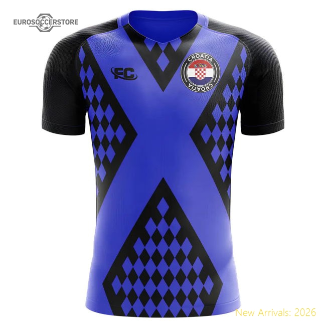 2018-2019 Croatia Fans Culture Away Concept Shirt-Football Jersey Hub